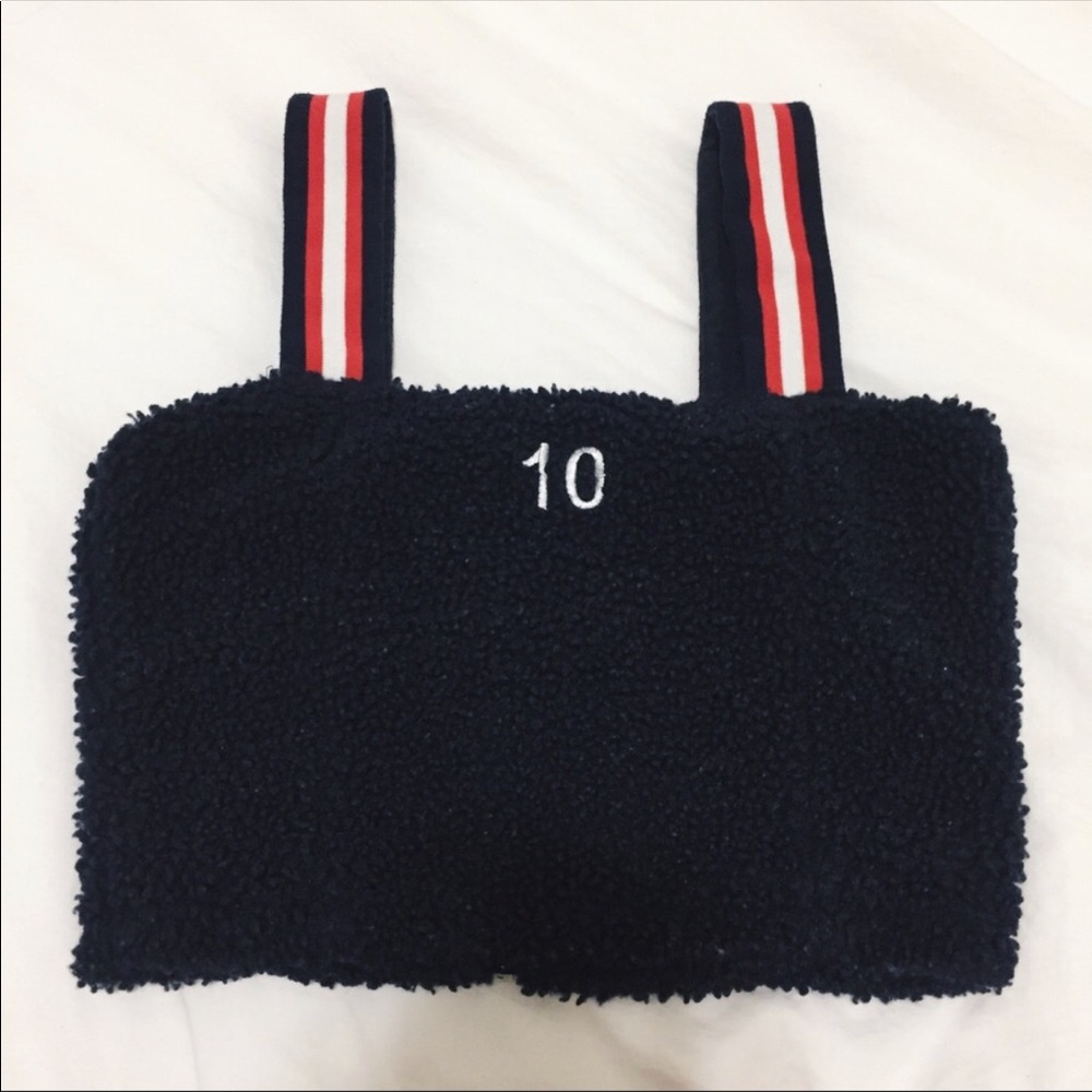 tommy inspired crop top